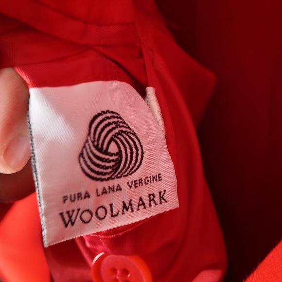 Pal Zileri Gruppo Forall Italy Wool Blazer Red Statement Jacket Mens L 54 *read* - Picture 8 of 16